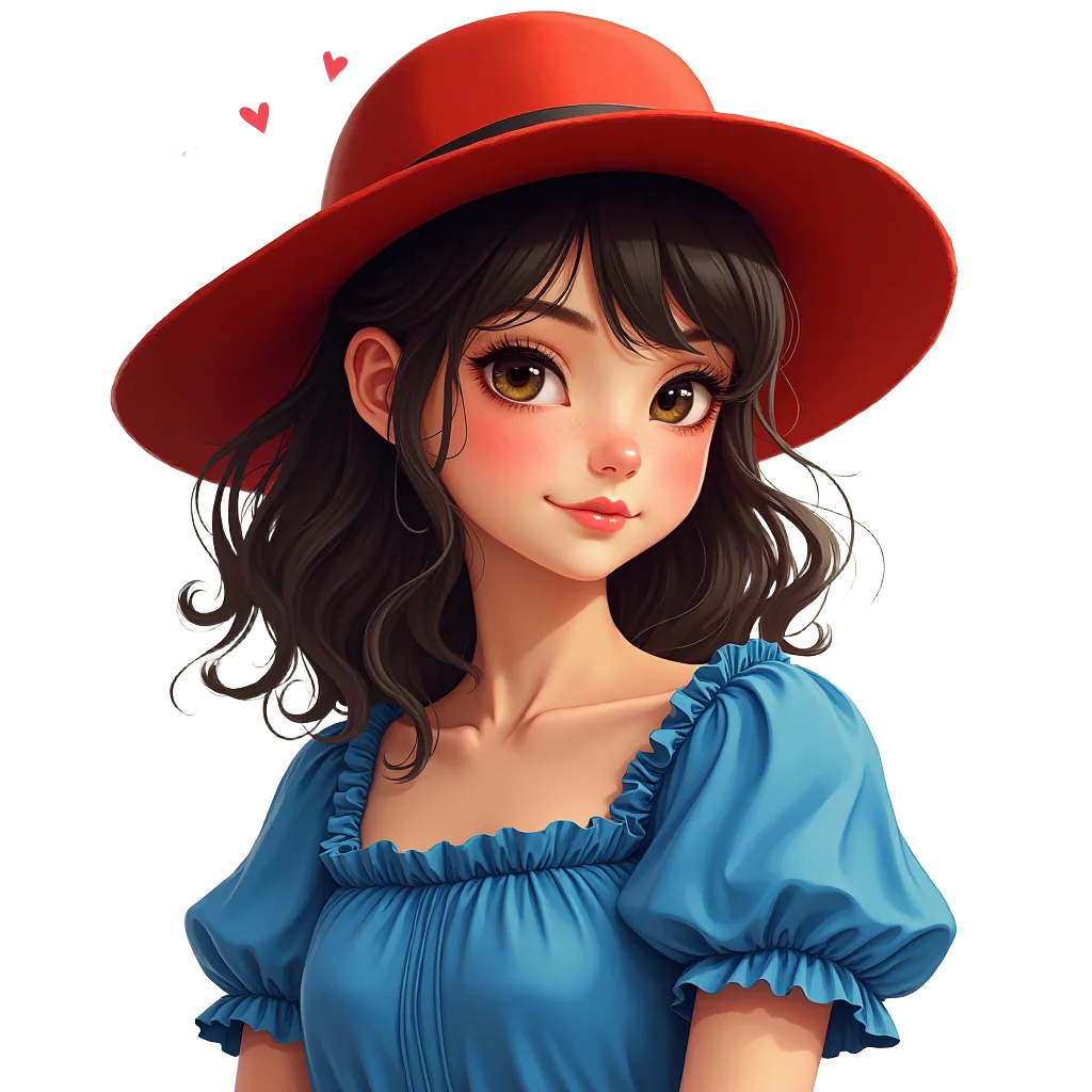 Charming Red Hat Girl